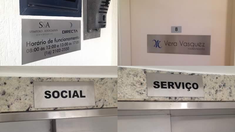 Placas de aço