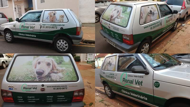 Plotagem de veículos